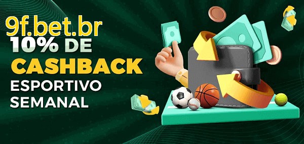 10% de bônus de cashback na 9f.bet.br